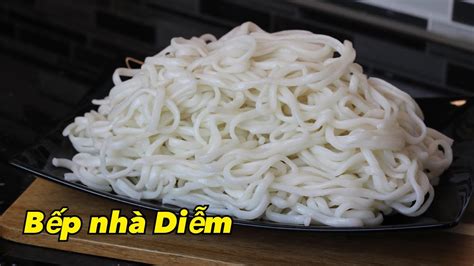 Bánh phở tươi từ cơm - Vietnamese rice noodle - Sợi phở dai dẻo thơm ...