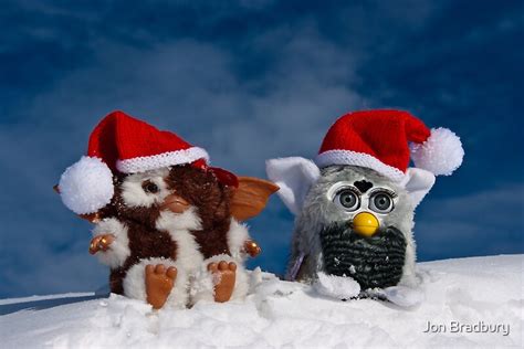 "Gizmo & Furby in the snow" by Jon Bradbury | Redbubble