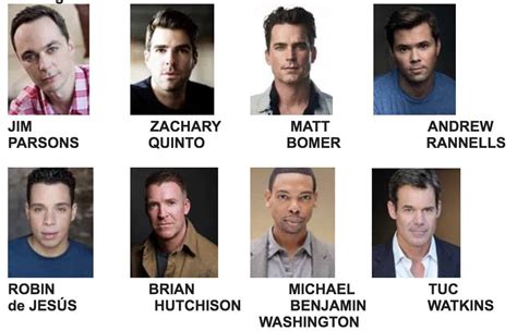 Jim Parsons, Zachary Quinto, Matt Bomer, Andrew Rannells To Headline ...