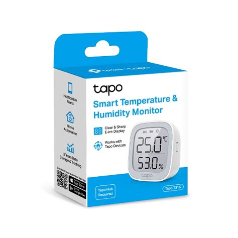 Tapo T315 | Tapo Okos Hőmérséklet & Páratartalom Monitor | Tapo