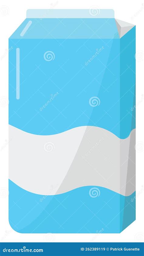 Box of milk, icon stock vector. Illustration of design - 262389119