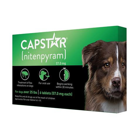 Buy CAPSTAR (nitenpyram) Oral Flea for Dogs, Fast Acting s Start ...