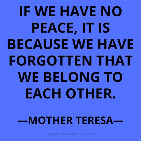 50 Peace Mother Teresa Quotes for Motivation Inspiration - Quotes Muse