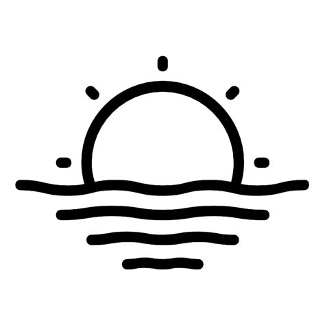 Weather Sunset Sun Vector SVG Icon - SVG Repo