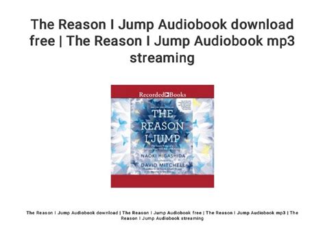 The Reason I Jump Audiobook download free | The Reason I Jump Audiobo…