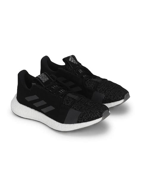 Buy ADIDAS Men Black Textile Running Non Marking Shoes - Sports Shoes for Men 14523842 | Myntra