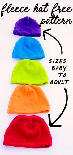 180 Fleece Hat Pattern Free ideas in 2023 | easy sewing, fleece hats, fleece hat pattern