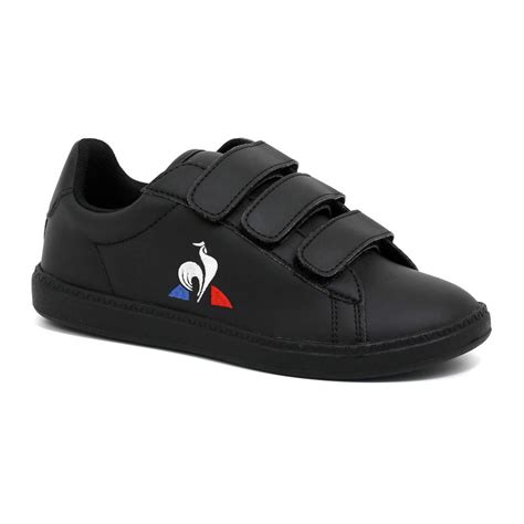 Le Coq Sportif Courtset PS Black - Le Coq Sportif Shoes Boys Outlet USA