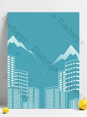 Minimalist Cartoon City Background Backgrounds | PSD Free Download ...