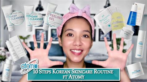 Organic Skincare Routine: My 10 Steps Korean Skincare Routine ft Atomy Skincare | IkinMan - YouTube