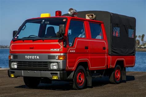 Buy This Toyota HiAce Fire Truck for All Your Relatively Small Fires ...