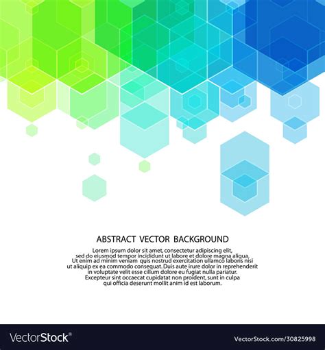 Abstract geometric background template brochure Vector Image