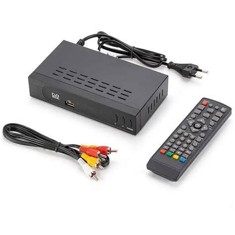 Smart TV Box with Digital Remote Control Broadcasting Set Top Terrestrial Tuner HD TV Box ...