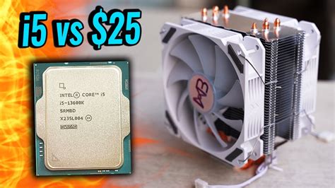 I coupled an i5-13600K with a $25 CPU Cooler... - YouTube