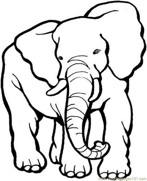 Get This African Elephant Coloring Pages Free Printable 5678093