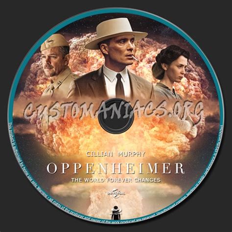 Oppenheimer blu-ray label - DVD Covers & Labels by Customaniacs, id ...