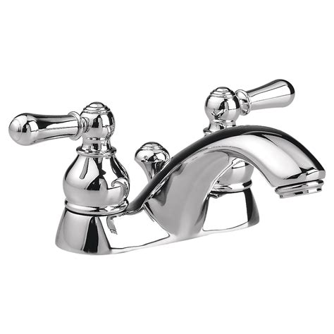 Hampton 4-In. Centerset 2-Handle Bathroom Faucet 1.2 GPM with Metal ...