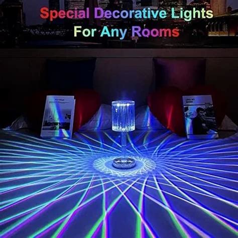 LED According to light crystal table lamp USB charging touch lamp, For ...