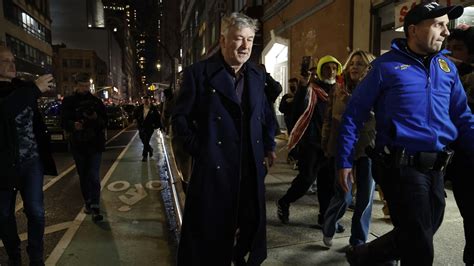 Alec Baldwin Escorted Away by NYPD After Clashing With Pro-Palestine ...