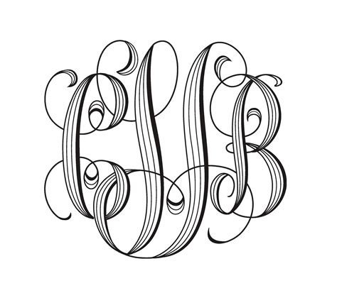 wedding monogram. | Monogram wedding, Wedding initials, Monogram