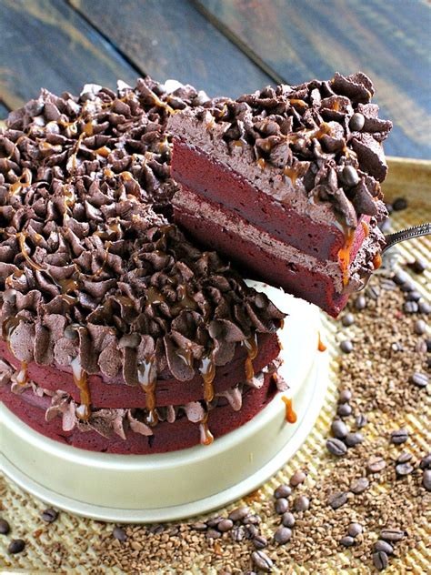 Red Velvet Chocolate Coffee Cake - Sweet and Savory Meals