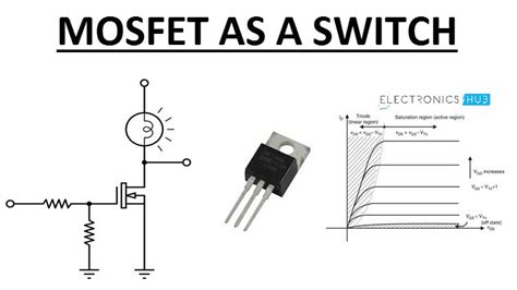 Analysis of MOSFET as a Switch with Circuit Diagram, Example