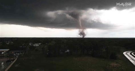 Extreme tornado footage captured by drone may be the best view ever ...