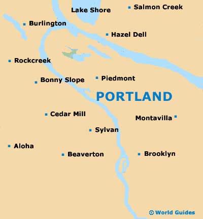 Portland Maps and Orientation: Portland, Oregon - OR, USA