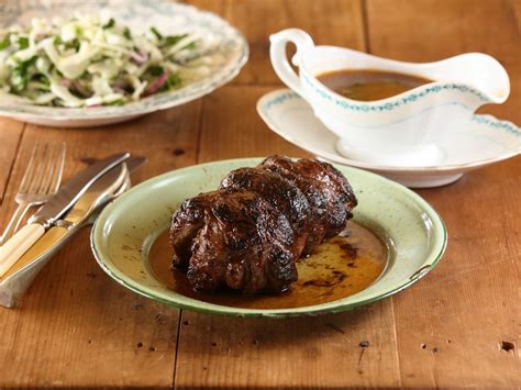 Roasted Kangaroo Shoulder with Game Sauce Recipe | Maggie Beer