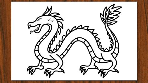 Easy How to Draw a Chinese Dragon! Drawing Tutorial for Beginners - YouTube