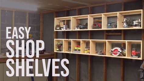 Workshop Shelving Ideas