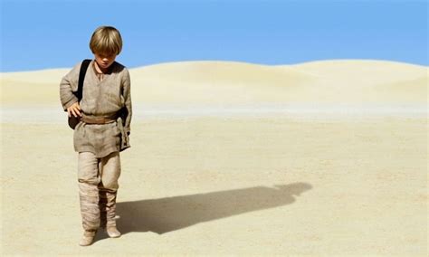 Young Anakin Skywalker on Tatooine. The boy conceived by the ...