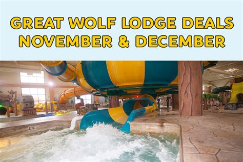 Nov. & Dec. Great Wolf Lodge Deals | Entertain Kids on a Dime Blog