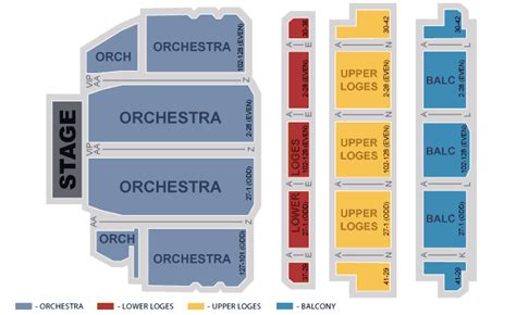 United Palace Theatre Seating Map | Elcho Table