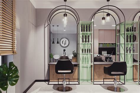 HAIR SALON INTERIOR on Behance