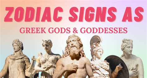 Zodiac Signs as Greek Gods & Goddesses | So Syncd