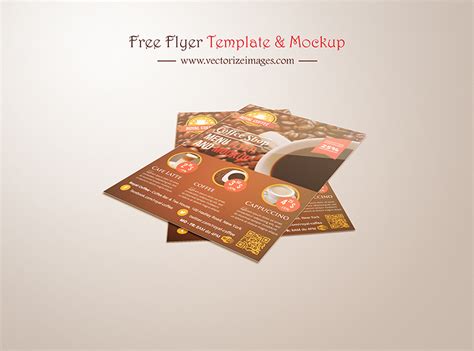 Free realistic flyer mockup - Vectorize images