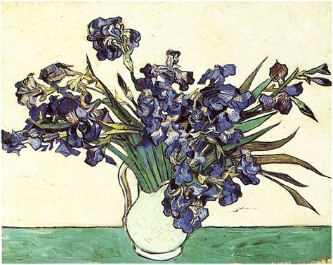 Still Life: Vase with Irises by Vincent Van Gogh - 588