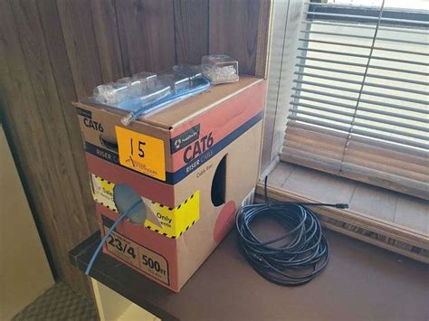 Cat 6 Wire & Connectors - Assiter Auctioneers