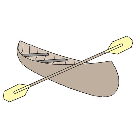 How to Draw a Canoe - Easy Drawing Tutorial For Kids