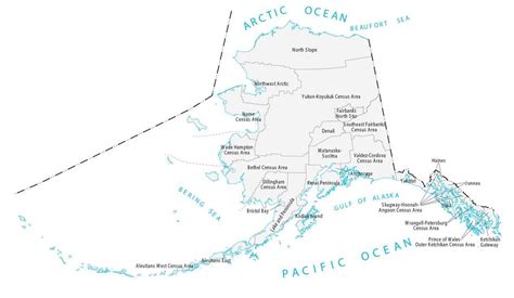 Alaska County Map - GIS Geography