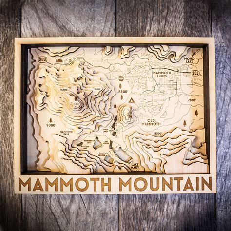 Mammoth Mountain (10"W x 13"H x 1.5"D) - Origin Artwork - Touch of Modern