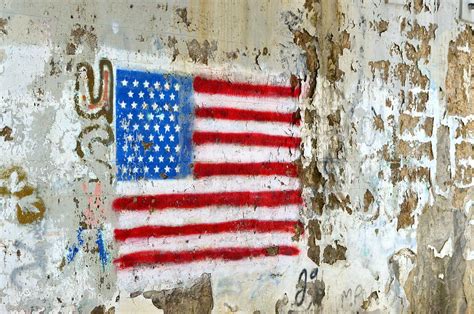 American Flag Graffiti Photograph by Joni Moseng - Fine Art America