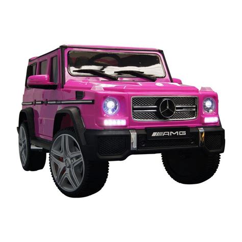 Mercedes G65 12V, Pink - Best Ride On Cars Backyard & Park | Maisonette ...