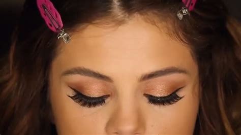 Selena Gomez Shares Revival Tour Makeup Tutorial On Instagram - YouTube