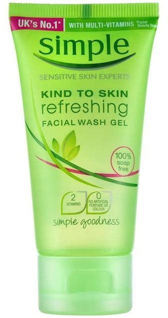 Simple Refreshing Facial Gel Wash ingredients (Explained)