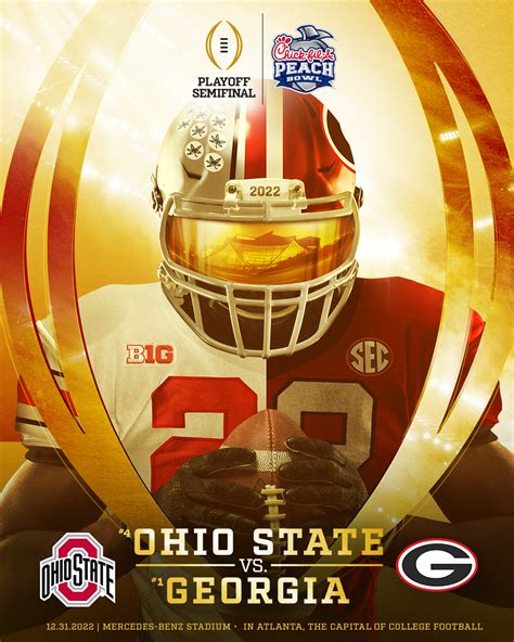 2022 Peach Bowl – Ohio St vs Georgia | MEGALOCKS