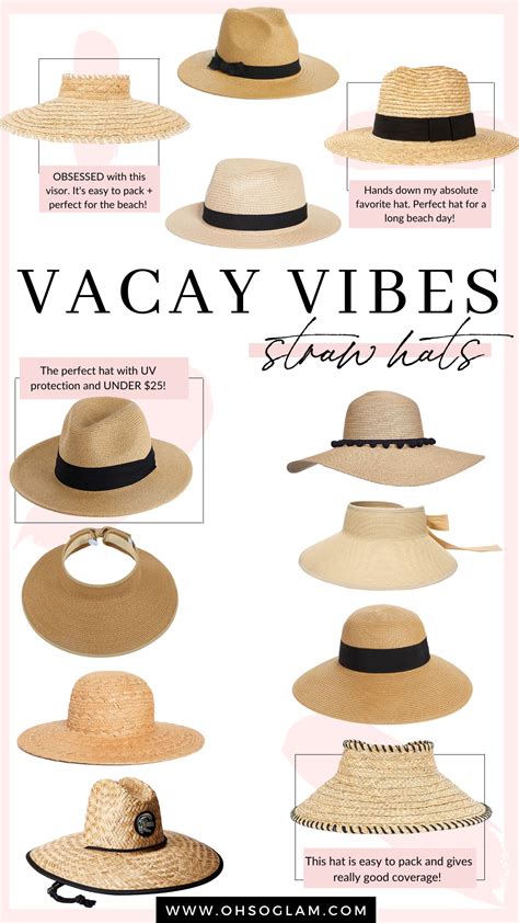 Vacation Vibes: Straw Hats - Oh So Glam