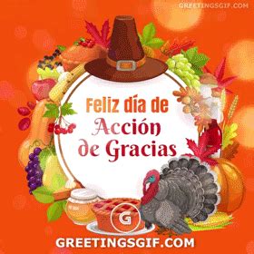 Happy Thanksgiving Wishes in Spanish Gif - 1412 | GreetingsGif.com for Animated Gifs