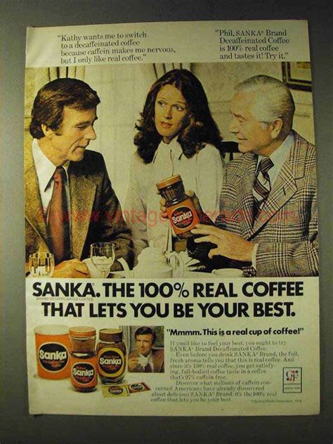 1978 Sanka Coffee Ad - Robert Young